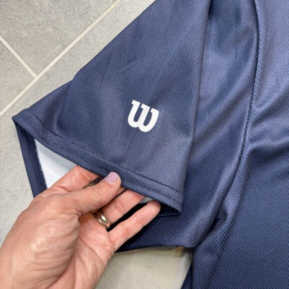 Tampa Tarpons Jersey 18 Men 46 XL MiLB Wilson Authentic Navy Yankees Affiliate - Picture 10 of 10